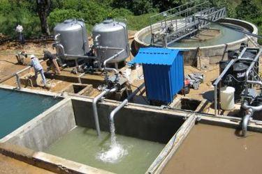 Planta para el tratamiento de aguas residuales industriales